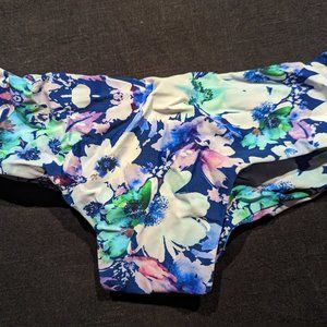 Fused Hawaii floral bikini bottom